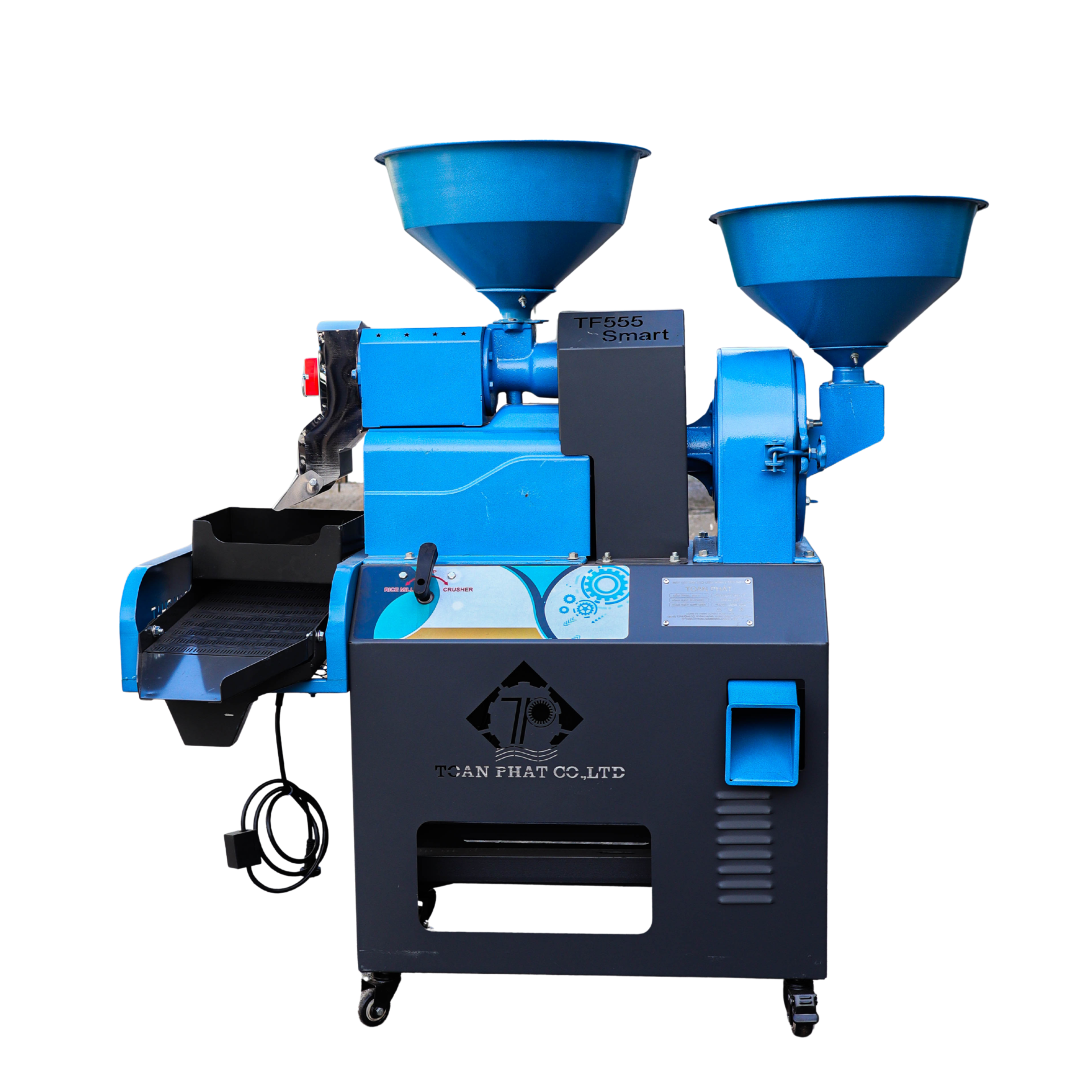 Máy xát, nghiền 2 tác dụng model TF555 Smart Sàng Rung